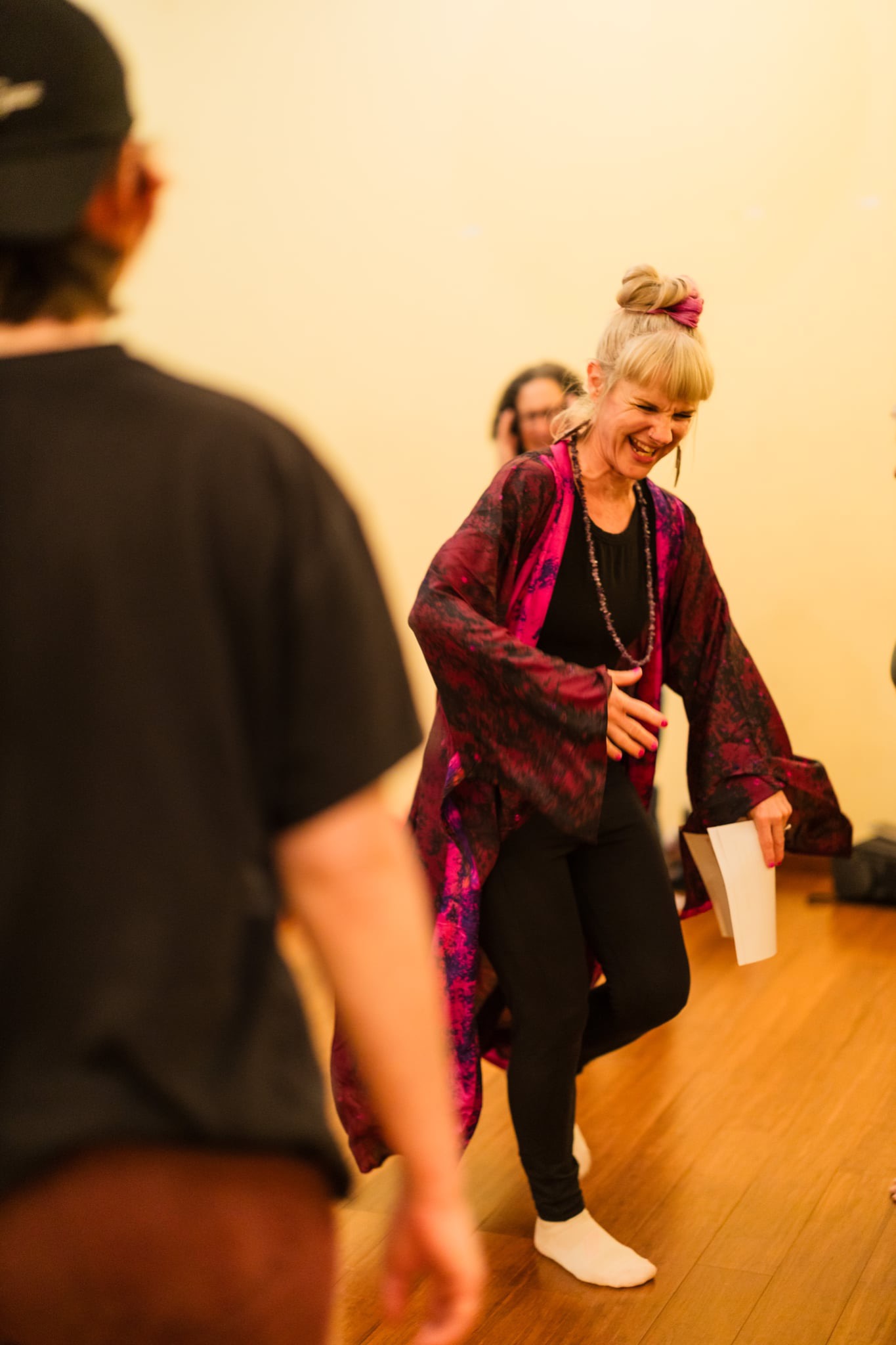 Chris leading a Sound & Voice Activation class